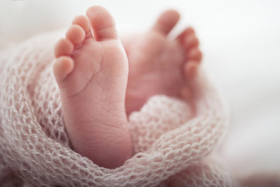 Baby Feet Closeup