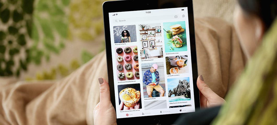 pinterest board user ipad