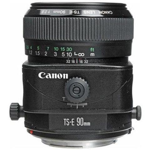 Canon TS-E 90mm f/2.8 Tilt & Shift Manual Focus Lens