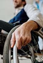person in wheelchair
