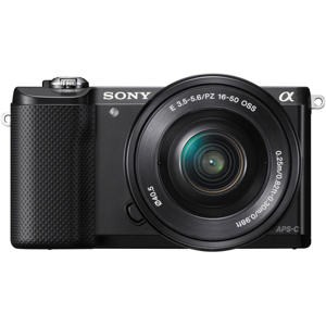 Sony Alpha a5000 Mirrorless Digital Camera with 16-50mm E-Mount Lens- Black  ILCE5000L/B