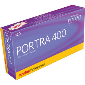 Kodak Portra 400 Color Negative Film, 120 Roll Film, 5-Pack, USA 8331506