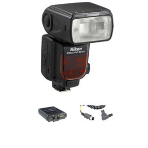 Nikon SB-910 TTL AF Shoe Mount Speedlight, USA Warranty - Bundle