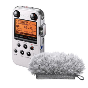 Sony PCM-M10/B Linear PCM Recorder, White W/Sony ADPCM2 Wind Screen F ...