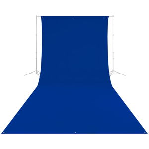 Westcott Wrinkle-Resistant Backdrop, Royal Blue/Chroma-Key Blue 539S