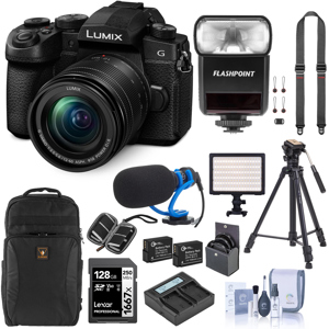 Panasonic LUMIX G95 Mirrorless Camera with 12-60mm Lens, Bundle w ...