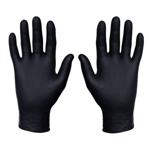 black nitrile gloves screwfix