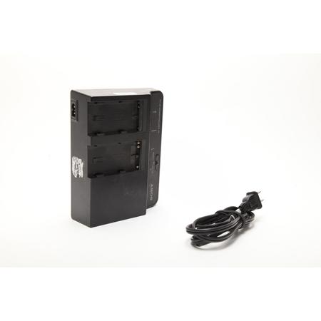 Used Sony BC-U2A 2-Slot Charger/AC Adapter for BP-U90/U60/U60T/U30  Lithium-Ion Batteries V