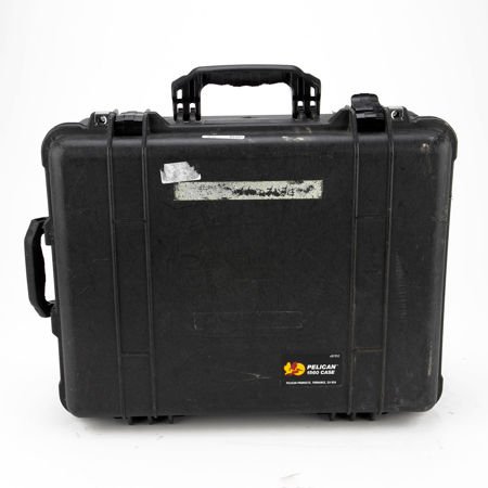 Used Pelican 1560 Watertight Hard Case without Foam Insert, with Wheels ...