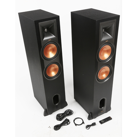 Used Klipsch Reference R-28PF Floorstanding Speakers - Black, Pair SKU ...