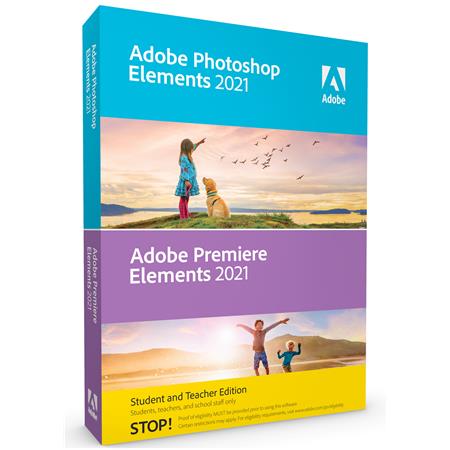 Used Adobe Photoshop Elements 2021 & Premiere Elements 2021