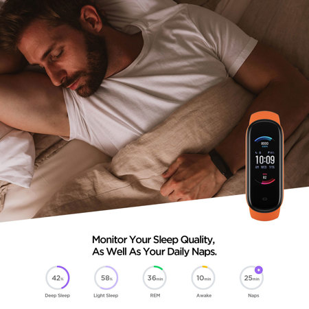 Amazfit band 5 online sleep tracking