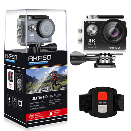 AKASO EK7000 4K25FPS Action Camera Ultra HD Underwater Camera 170