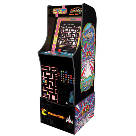 Arcade1up Ms. Pac-man Galaga Home Arcade Game Machine With Riser