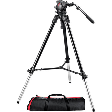 Manfrotto 526-1 Professional Fluid Video Head with 528XB Heavy Duty ...