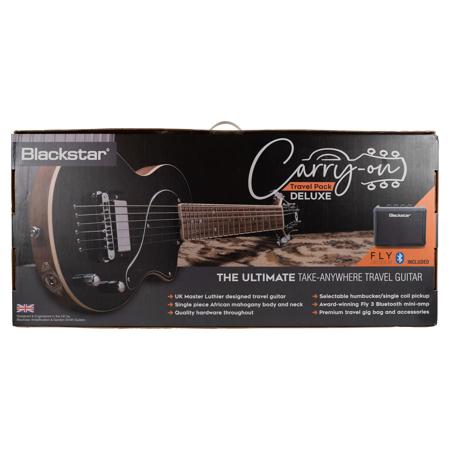 BLACKSTAR Carry-on Travel Guitar Jet Black