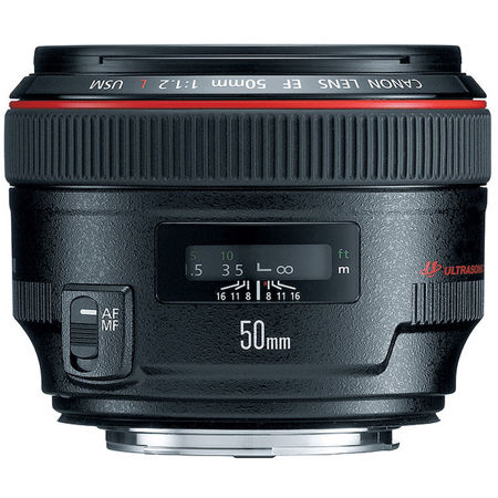 Canon EF 50mm f/1.2L USM Lens 1257B002 - Adorama