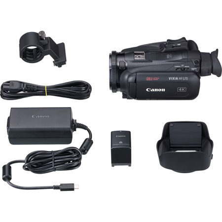 Canon VIXIA HF G70 4K Ultra HD Camcorder w/20x Optical Zoom Lens -  Refurbished 5734C002 REFURB