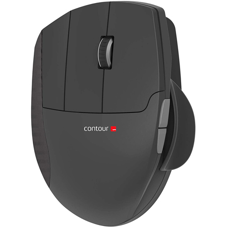 Contour Design Left-Handed Wired Unimouse Mouse UNIMOUSE-L - Adorama