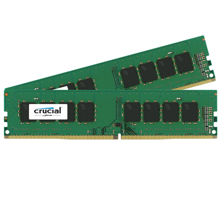 Crucial 32GB (4x 8GB) DIMM DDR4 Memory Module Kit, Dual Ranked