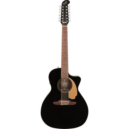 D052C290○Fender フェンダー Acoustic Villager 12-String JTB V3 12弦 アコースティックギター  Black - 楽器、器材