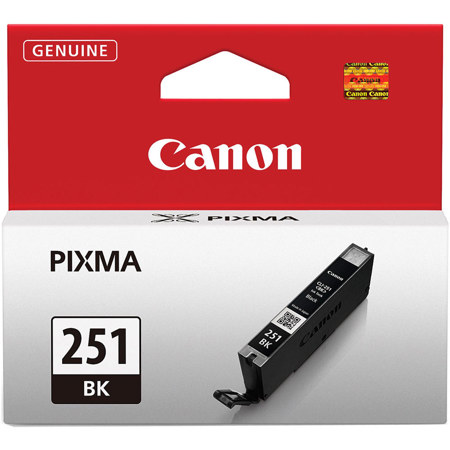 Canon CLI-251 Black Ink Tank for Select PIXMA iP, iX, MG, MX Series ...