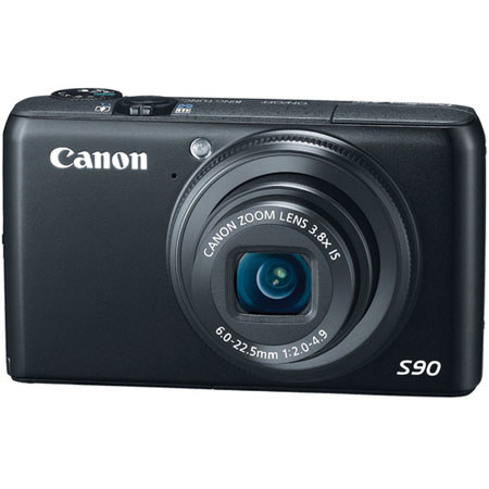 Used Canon PowerShot S90 IS, Digital Camera, 10.0 Megapixel, 3.8x ...