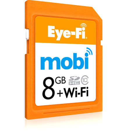 Eye-Fi Mobi Wifi 8GB SDHC Memory Card for Mobile Devices (iPhone, iPad or  Android) with 90-day Eyefi Cloud Service