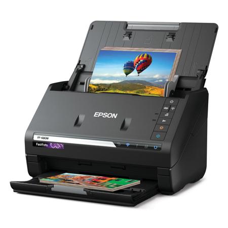 Epson FastFoto FF-680W Wireless High-Speed Scanning System, Refurbished ...