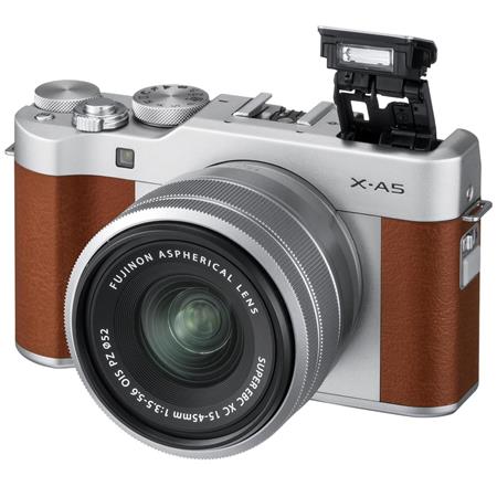 Fujifilm X-A5 Mirrorless Camera with XC 15-45mm OIS PZ Lens