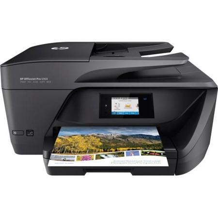 HP OfficeJet Pro 6968 All-in-One Thermal Inkjet Printer, 18 ppm Black ...