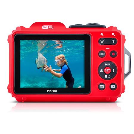 Kodak PIXPRO WPZ2 16MP FHD Waterproof Rugged Digital Camera, Red 