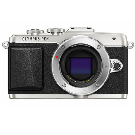 Olympus E-PL7 Mirrorless Camera with 14-42mm 2R Lens - Silver