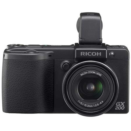 Ricoh Caplio GX200 Compact 12MP Digital Camera Kit IRCGX200K