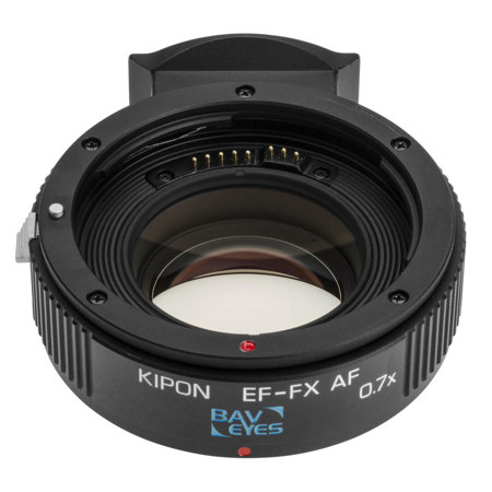 Kipon Baveyes Ultra 0.7x Auto Focus Adapter for Canon EF/EF-S Lens to Fuji  X Series Camera