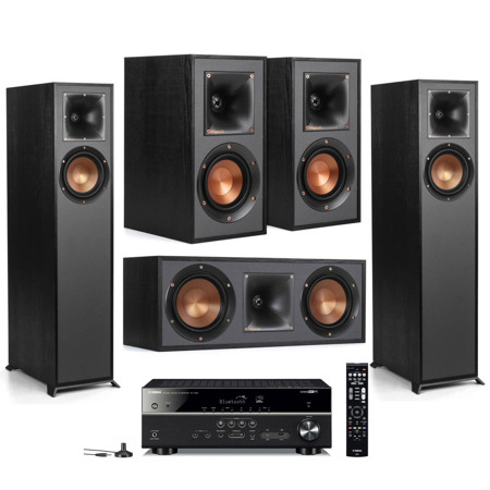 Klipsch 2 Pack R-610F Floorstanding Home Speaker - Bundle With R-41M ...