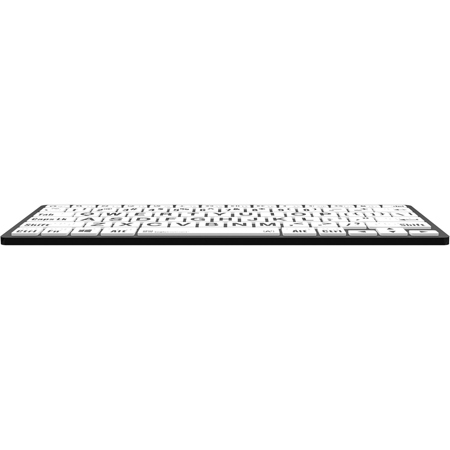 LogicKeyboard Mac Bluetooth Braille/LargePrint Keyboard, Black On