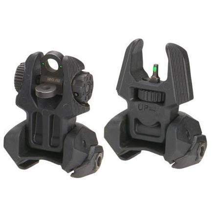 Meprolight Front and Rear Flip-Up Sights with Tritium, 2 Rear Dots ...