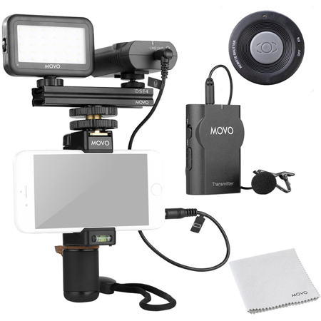 Movo Photo Smartphone Video Kit V2 with PR 1 Smartphone Rig