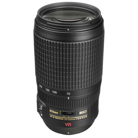 Nikon 70-300mm f/4.5-5.6G ED-IF AF-S VR Vibration Reduction Zoom NIKKOR  Lens - U.S.A. Warranty