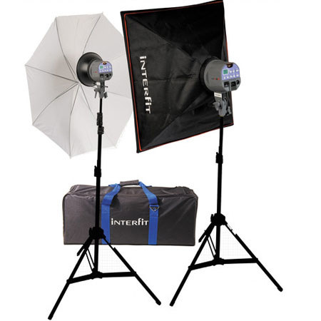 Interfit Photographic EXD200 Digital, Two 200WS Monolight Flash Head ...