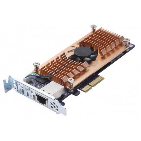 QNAP QM2-2P10G1T 10GbE RJ45 2 x PCIe 2280 M.2 SSDスロット PCIe