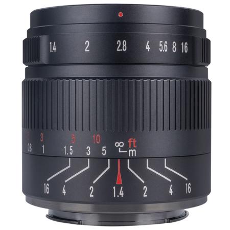 7artisans Photoelectric Mark II 55mm f/1.4 Lens for Fujifilm X, Black