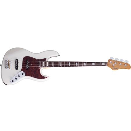 Schecter Diamond-J Plus 4-String Electric Bass Guitar, Ivory 2861