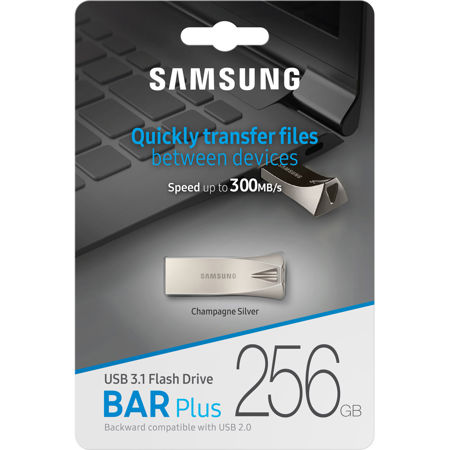 Samsung BAR Plus 256 GB USB 3.1 Flash Drive MUF-256BE3/AM Brand shops New