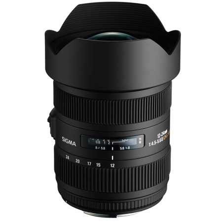 Sigma 12-24mm f/4.5-5.6 II DG HSM Autofocus Super Wide-Angle Zoom Lens, for  Canon EOS Cameras - USA Warranty