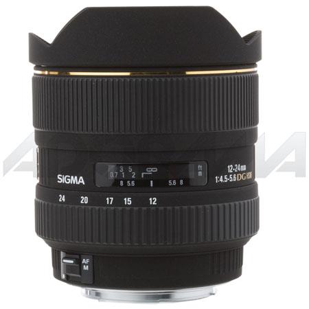 Sigma 12mm-24mm f/4.5-5.6 EX DG Aspherical HSM Autofocus Super Wide-Angle  Zoom Lens, for Canon EOS Cameras - USA Warranty