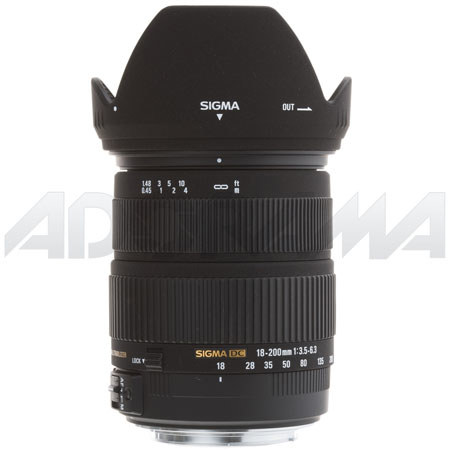 Sigma 18mm-200mm f3.5-6.3 DC OS AF Lens for Canon DSLR -USA #888101 888101