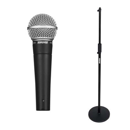 Shure SM58LC Cardioid Dynamic Microphone***BONUS***Pop 2024 Filter