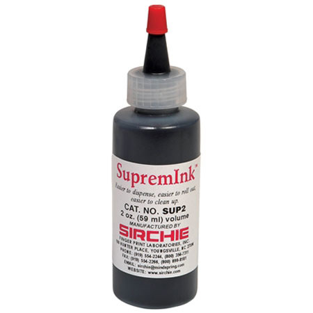 SupremInk Fingerprint Ink 2 fl oz, Fingerprint Ink, Forensic Supplies